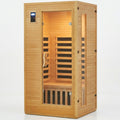 Infrared Sauna Built for Home Wellness, Low EMF Carbon Heating, Hemlock Wood, Bluetooth Speakers