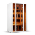 Home Infrared Sauna Built for Deep Relaxation, 6 Carbon Heaters, Hemlock Wood, Bluetooth Speaker